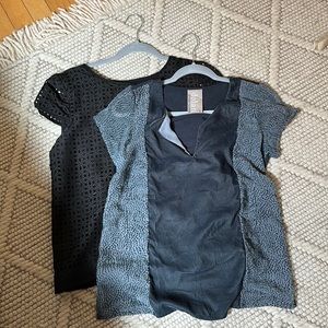 Max studio and Anthropologie shirts - fit small